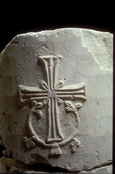 Capital from an Early Byzantine Church in Nizanah, Northern Negev by Byzantine